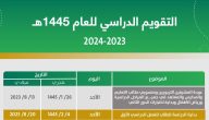 حمله بصيغة pdf من هُنـــــا | التعليم السعودي يطرح جدول تقويم الفصل الدراسي الثالث