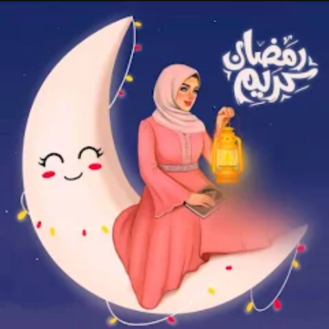 صور رمضان بنات خلفية هاتف وواتس آب بأعلى جودة